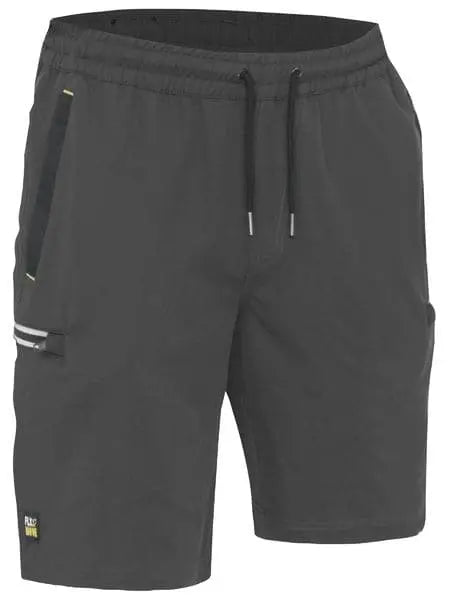 Bisley Flex & Move 4 Way Stretch Elastic Waist Cargo Shorts BSHC1333 - City Workwear